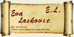 Eva Lasković vizit kartica